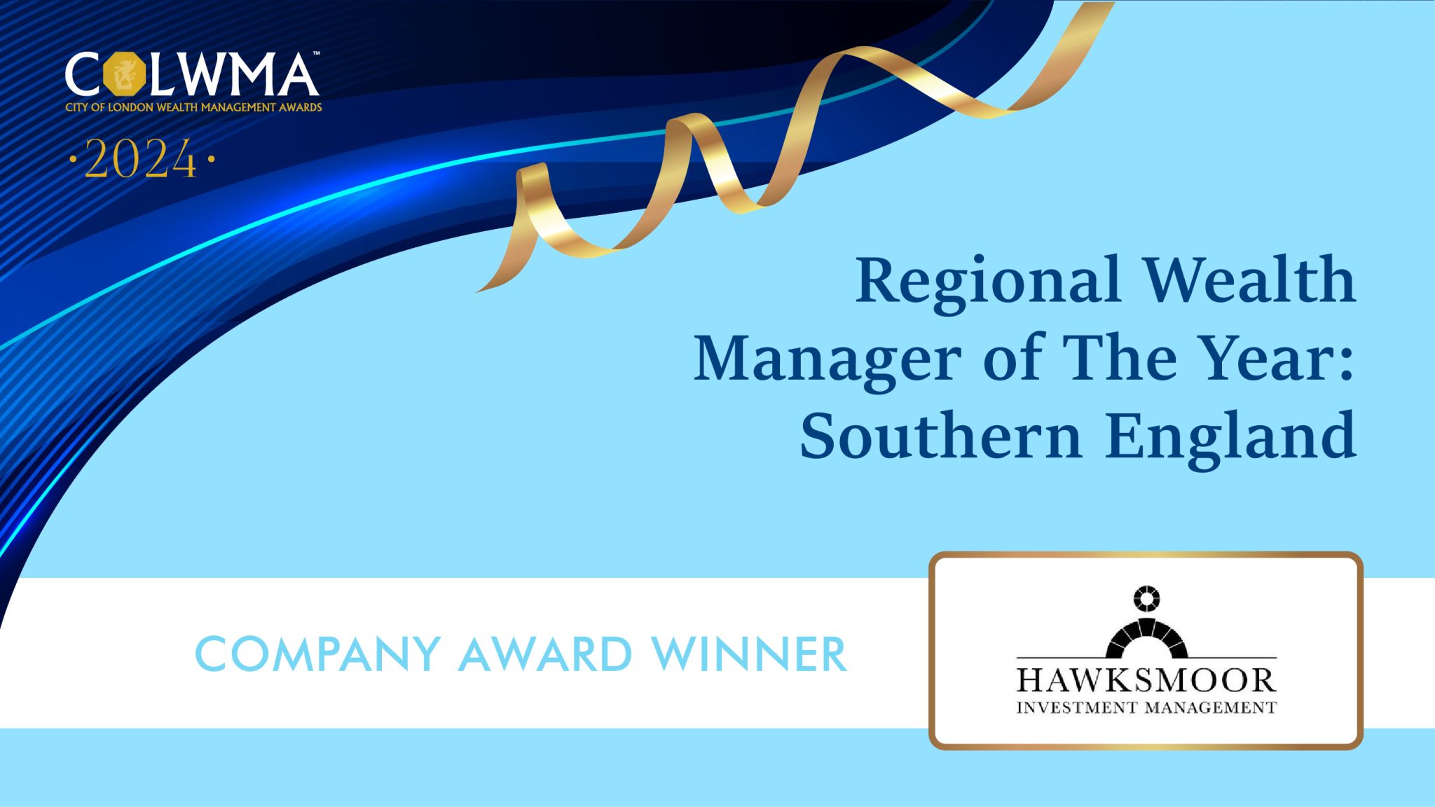 2024 COLWMA Regional Wealth Manager of the Year: Southern England
